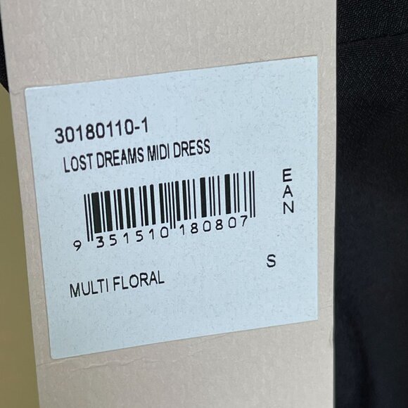 NWT Keepsake Label Lost Dreams Bodycon Midi Strapless Flounce Hem Dress XS Small - Picture 10 of 12